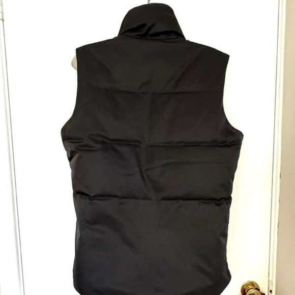 BANANA REPUBLIC MEN'S UNISEX HIGH QUALITY PRIMA LOFT BLACK PUFFER VEST SIZE XS - Picture 9 of 11